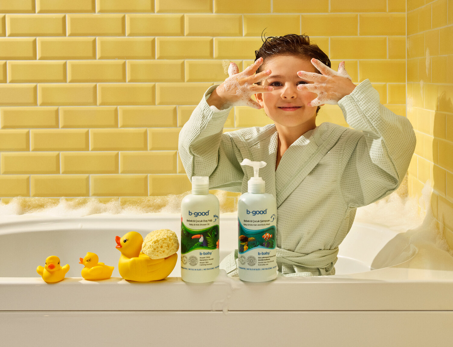 Bebek & Çocuk Saç ve Vücut Şampuanı