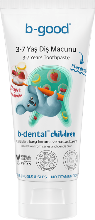 3-7 Yaş Diş Macunu Florürsüz thumb