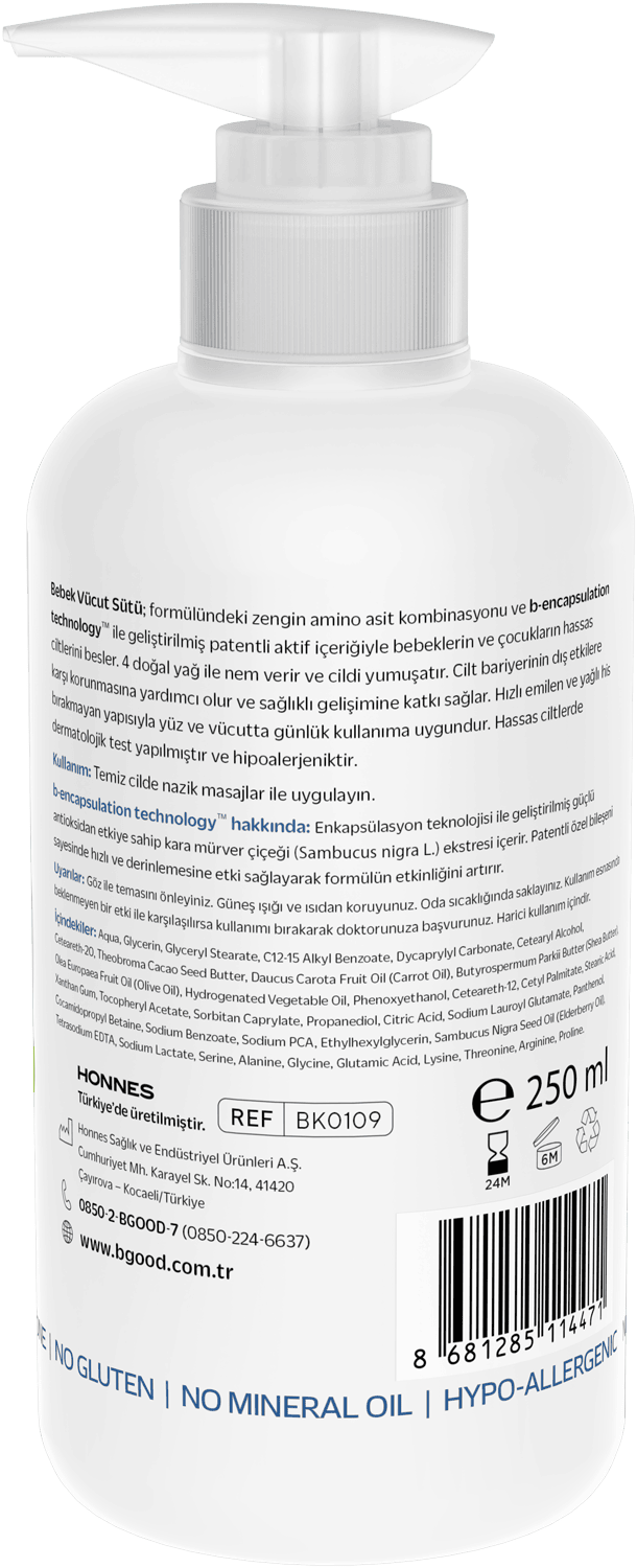 Bebek Vücut Sütü thumb
