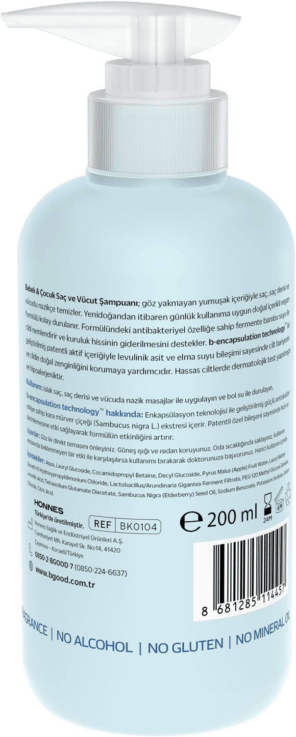 Bebek & Çocuk Saç ve Vücut Şampuanı thumb
