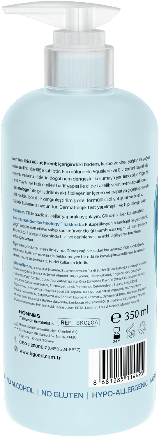 Nemlendirici Vücut Kremi Normal-Kuru Ciltler 350 ml thumb