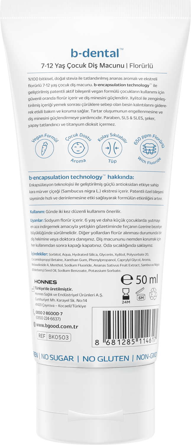 7-12 Yaş Diş Macunu Florürlü thumb